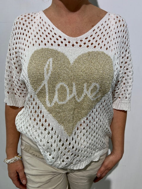 Tricot Collection Italienne LOVE