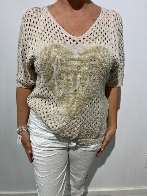 Tricot Collection Italienne LOVE