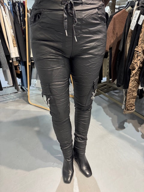Pantalon - Collection Italienne - Cargo Cuir