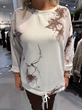 Haut - Collection Italienne - Fleurs Taupe