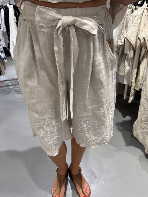 Bermuda - Collection Italienne - Lin Broderie Bermuda