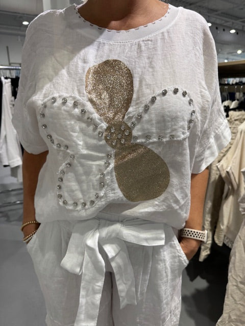 Haut - Collection Italienne - Fleur Diamants