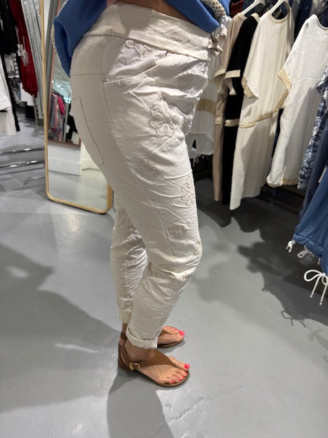 Pantalon - Collection Italienne - Broderie