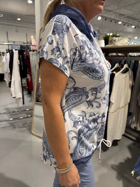 Haut - Collection Italienne - Capuchon Denim