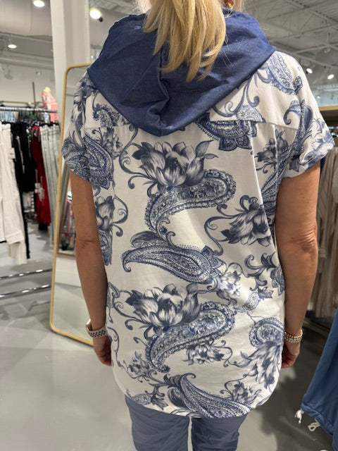 Haut - Collection Italienne - Capuchon Denim
