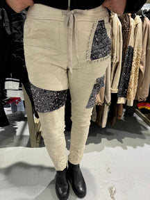 Pantalon - Collection Italienne - Suede Paillette