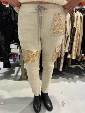 Pantalon - Collection Italienne - Suede Paillette