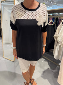 Haut - Collection Italienne - Fleur Filet