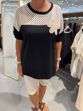 Haut - Collection Italienne - Fleur Filet