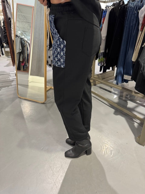 Pantalon - Collection Italienne - Noir-Jeans