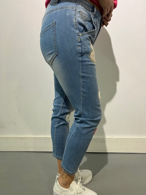 Jeans Collection Italienne COEURS
