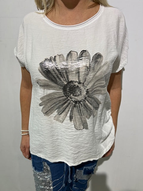 Top Italian Collection FLOWER-SILVER