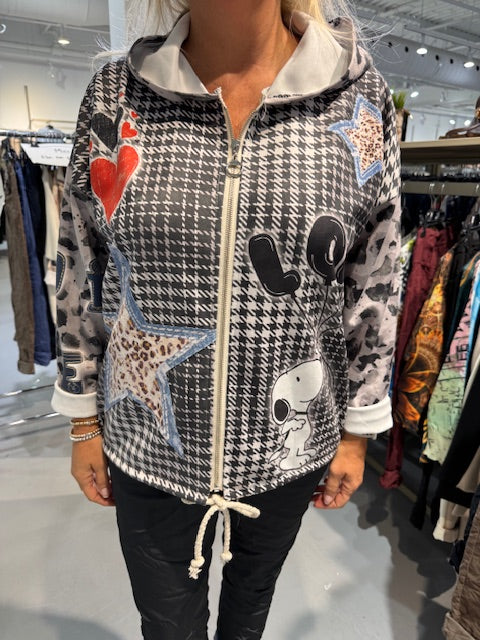Veste - Collection Italienne - Snoopy Carreaux