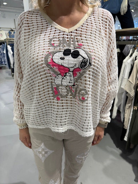Haut - Collection Italienne - Love Snoopy