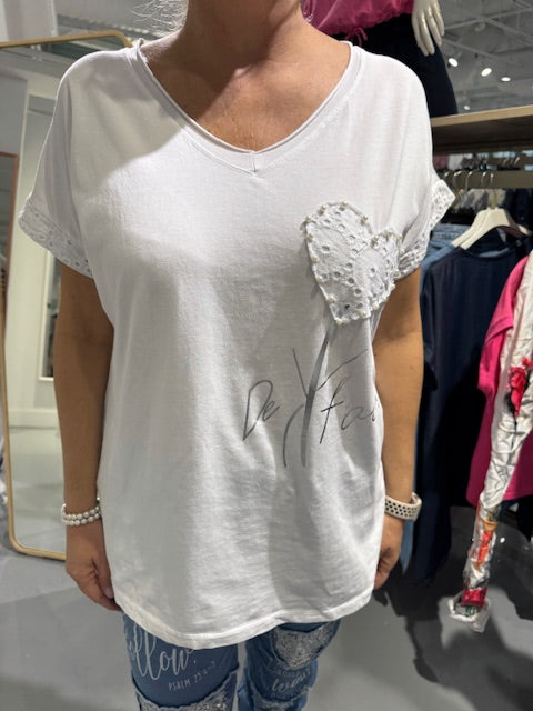 Haut - Collection Italienne - C�ur Perles