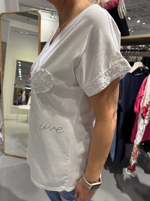 Haut - Collection Italienne - C�ur Perles