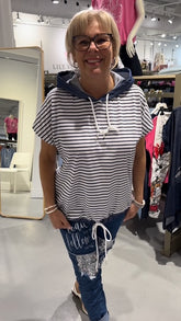 Haut - Collection Italienne - Capuchon Denim