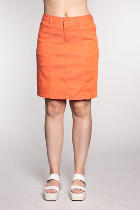 Carreli tencel skirt T1004-ORANGE