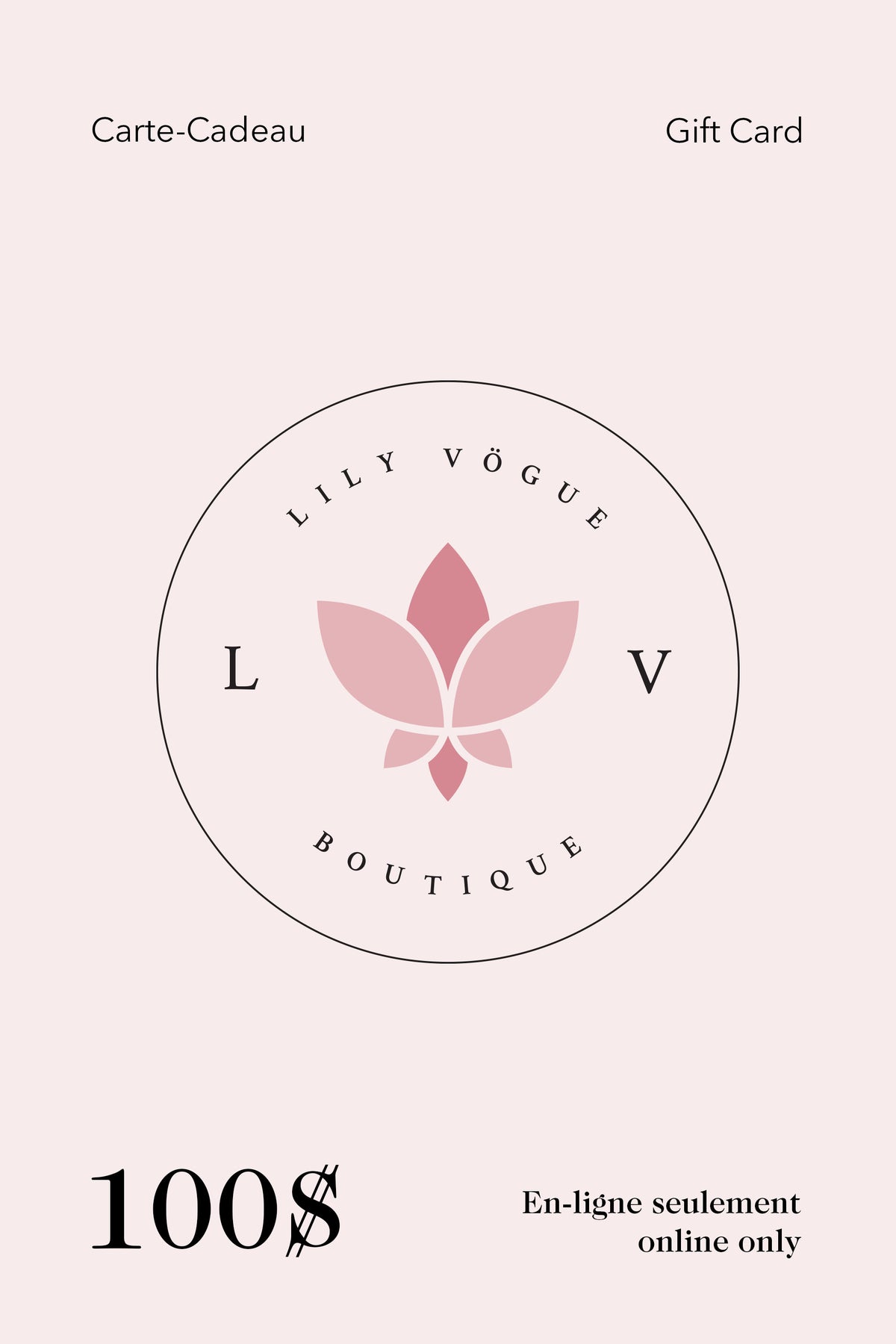 Lily Vogue Gift Card