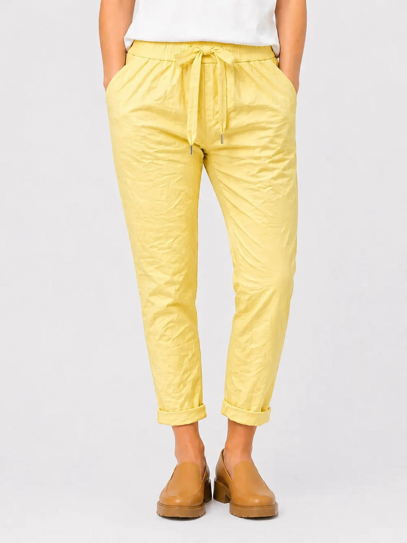 Pantalon - Collection Italienne - 6175- JAUNE