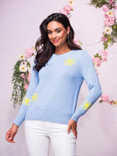 Elena Wang sweater EW32042-BLUE