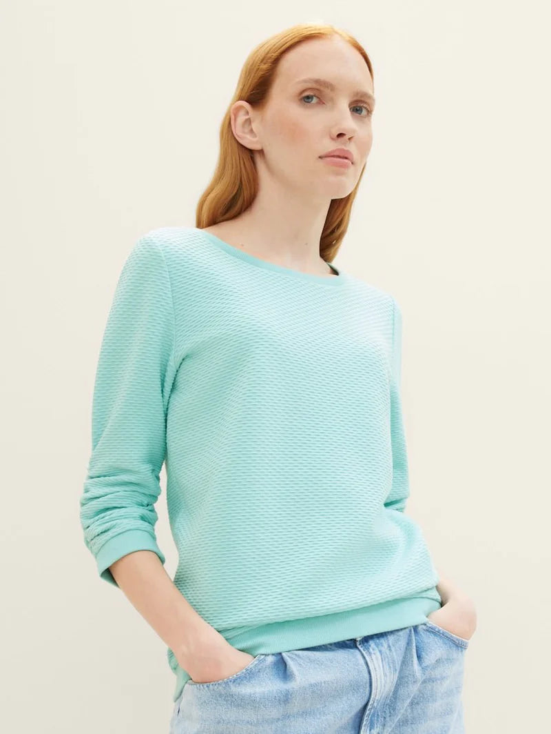 Tom Tailor Sweater 1039980-TURQUOISE