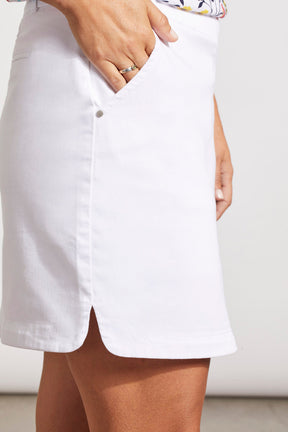 Tribal culotte skirt 13740-WHITE